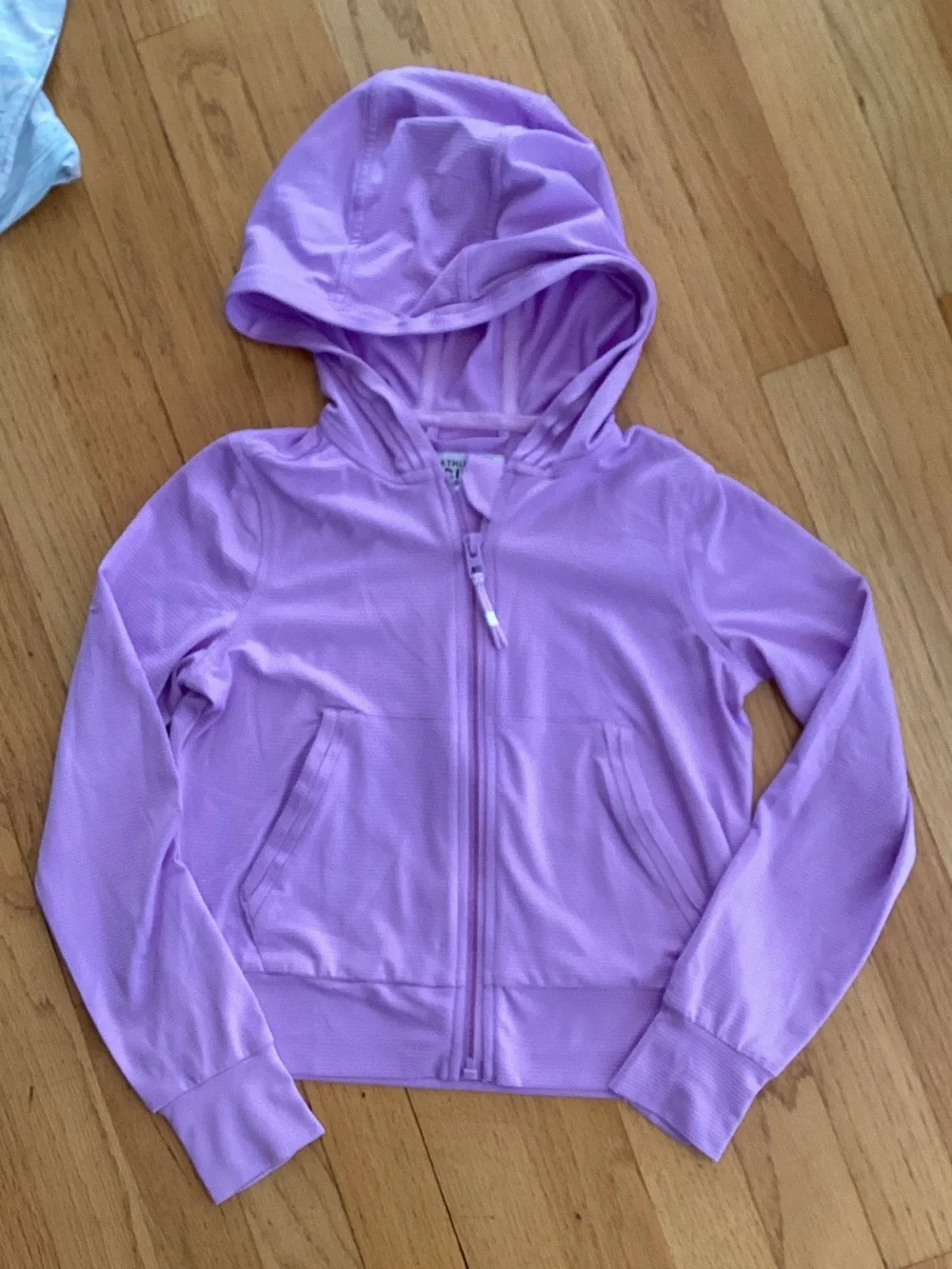 Athleta Kids Hooded Zip Jacket Set - Gray, Lavender, Light Blue